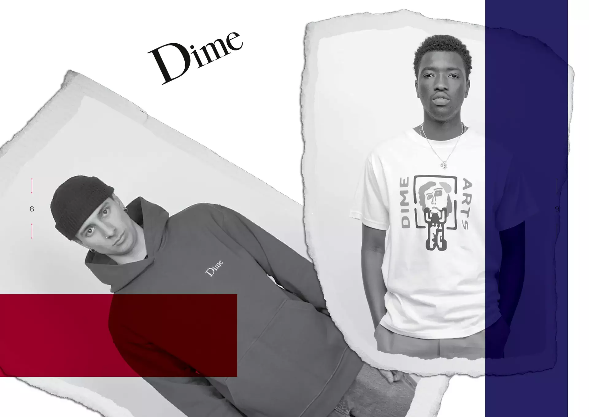 Double page mode, deux sujets détourés.